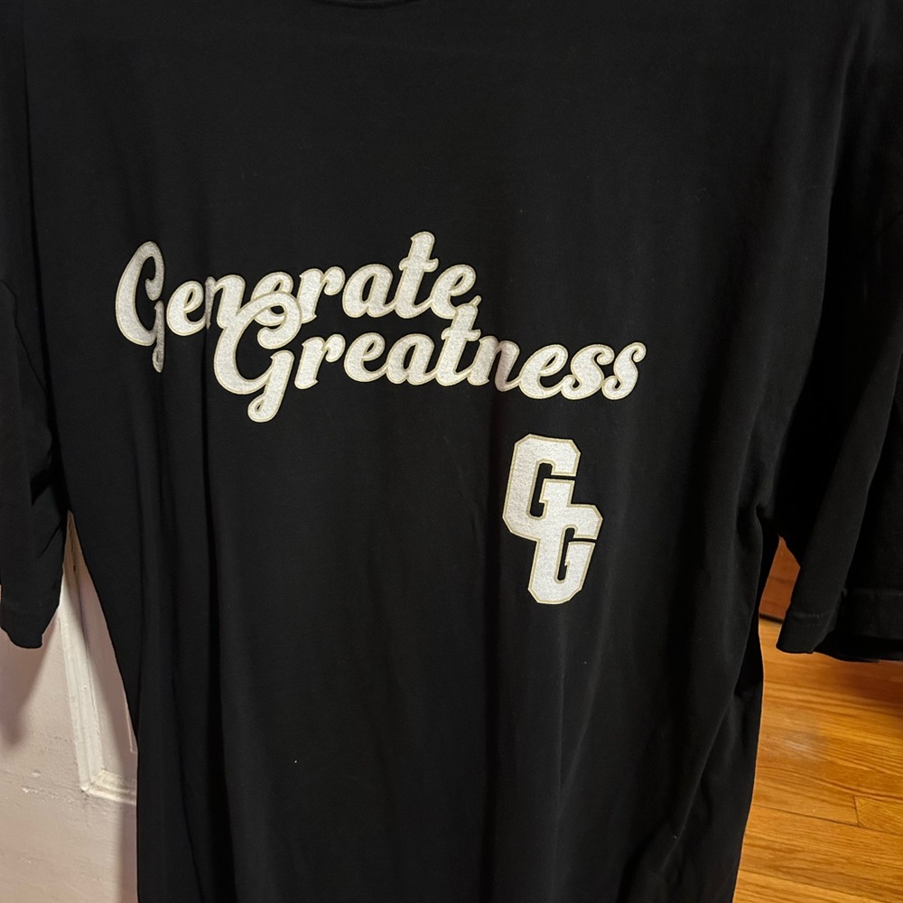 CBum Generate Greatness Black T-Shirt